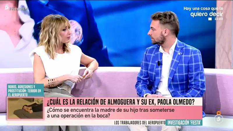 José María Almoguera revela el punto en el que se encuentra su relación con su expareja, Paola Olmedo