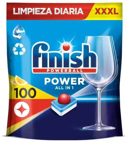 Finish Poweball, 100 cápsulas All in One