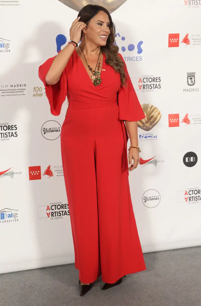 Karla Sofía Gascón, en los Premios Unión de Actores y Actrices. 