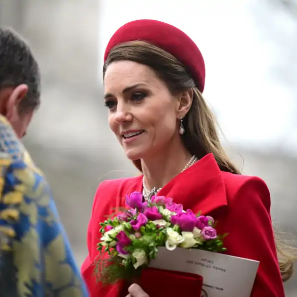 Kate Middleton, en su última aparición pública en la abadía de Westminster. 