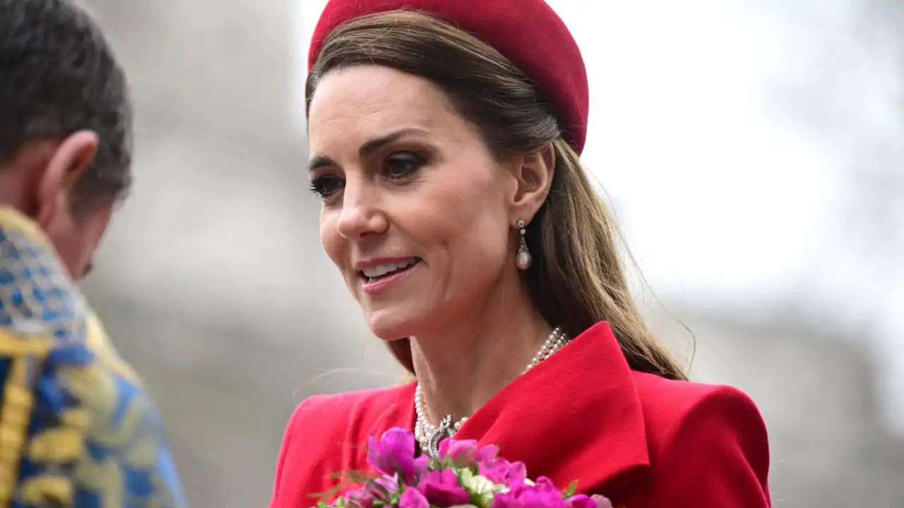 Kate Middleton, en su última aparición pública en la abadía de Westminster. 