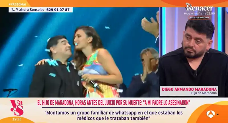 Diego Maradona Jr. en 'Y ahora, Sonsoles'