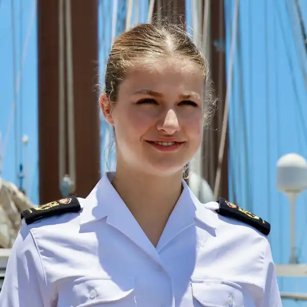 La Princesa Leonor está muy integrada en la vida del barco