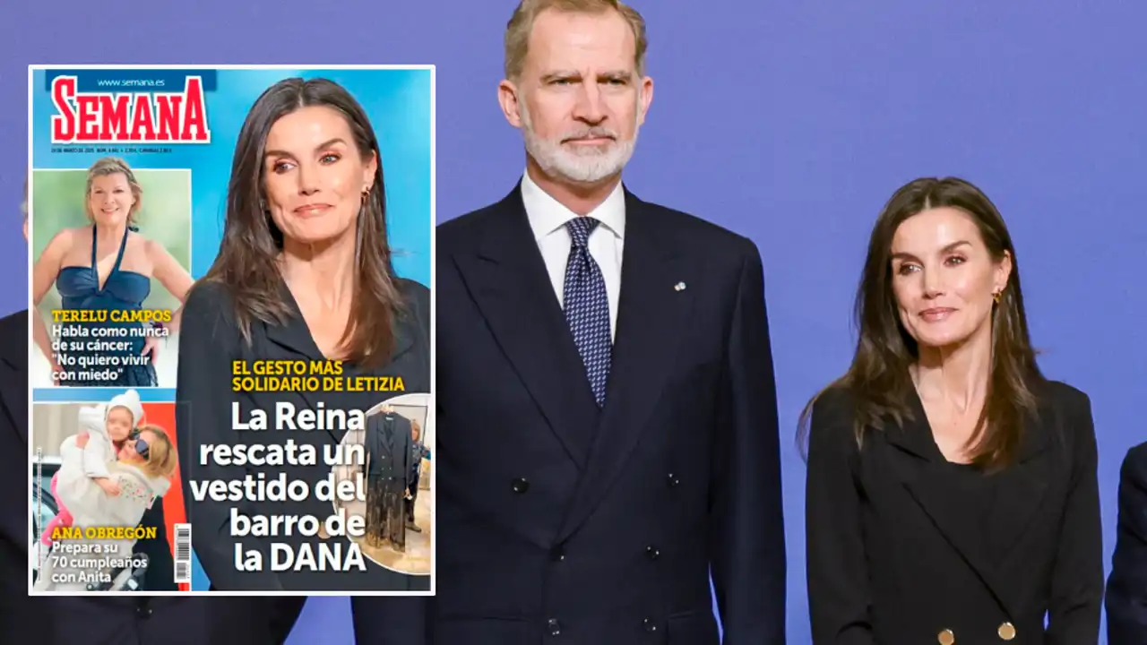 La Reina Letizia y la historia detrás del vestido rescatado del barro de la DANA: hablamos con la propietaria de la tienda