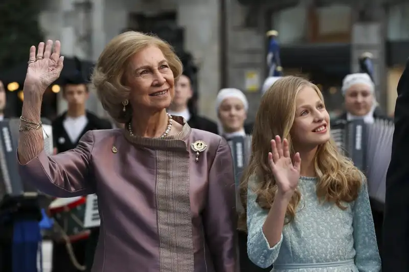 Princesa Leonor y Reina Sofía