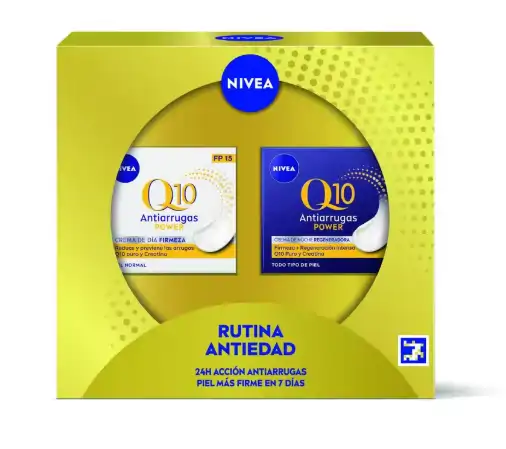 Pack Nivea Antiarrugas: crema de día y de noche Q10