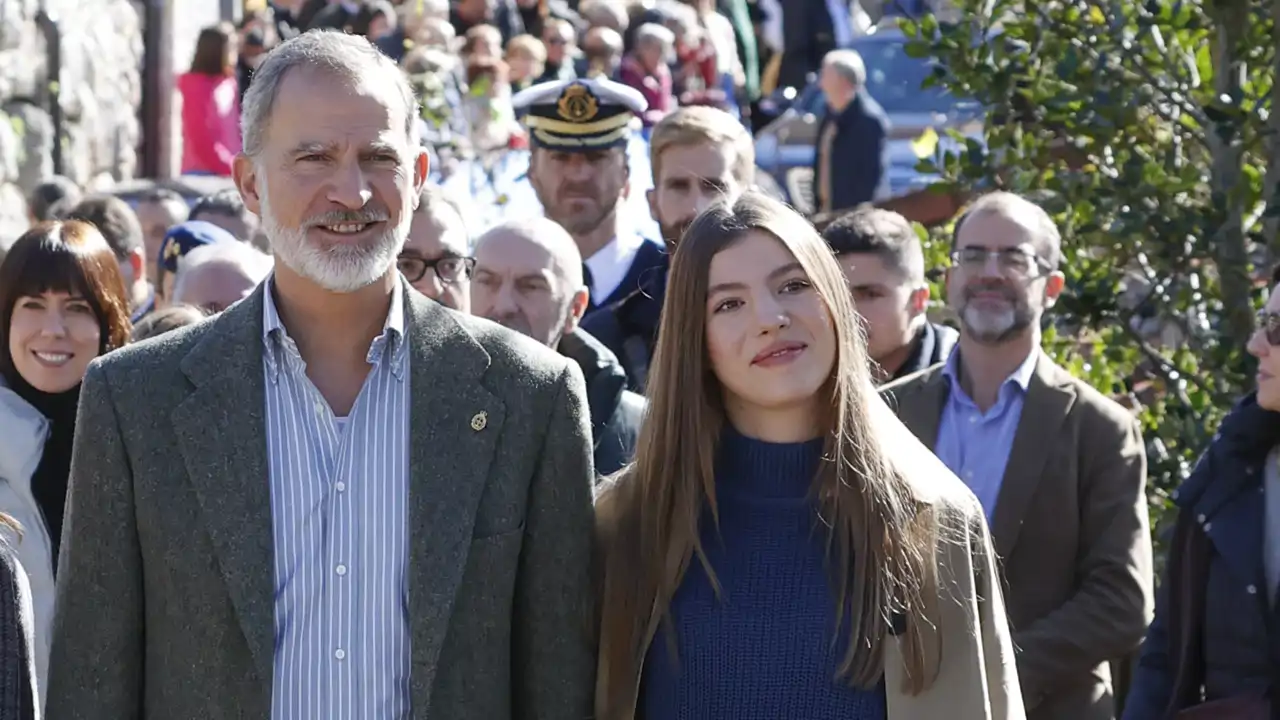 Felipe VI y la Infanta Sofía