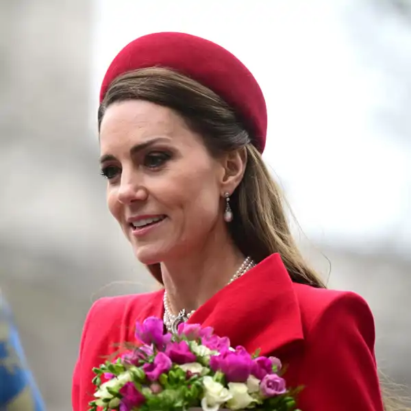 Kate Middleton, en su última aparición pública en la abadía de Westminster. 