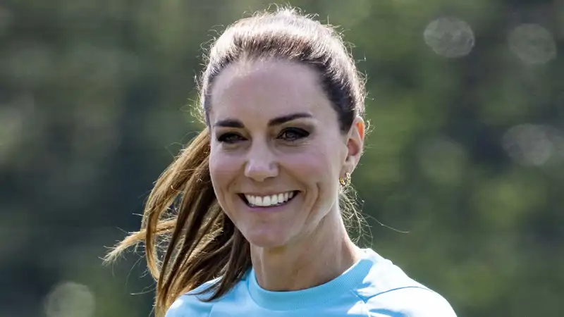 Kate Middleton muy sonriente