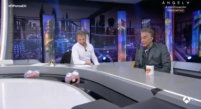 Pablo Motos y José Luis Rodríguez 'El Puma' en 'El Hormiguero'