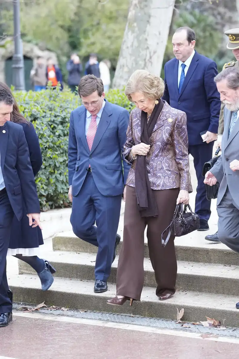 El look de la Reina Sofía en su último acto oficial