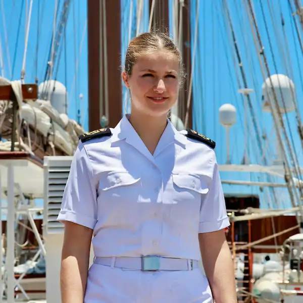 La Princesa Leonor llegando a Brasil.