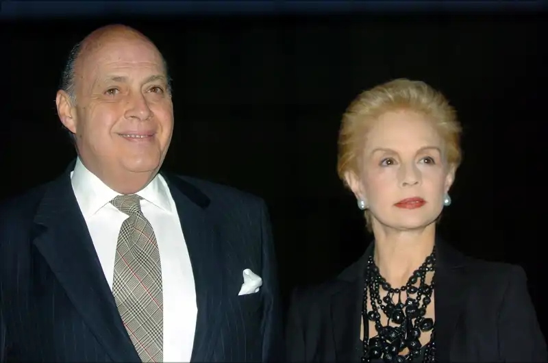 Carolina Herrera y su marido, Reinaldo Herrera