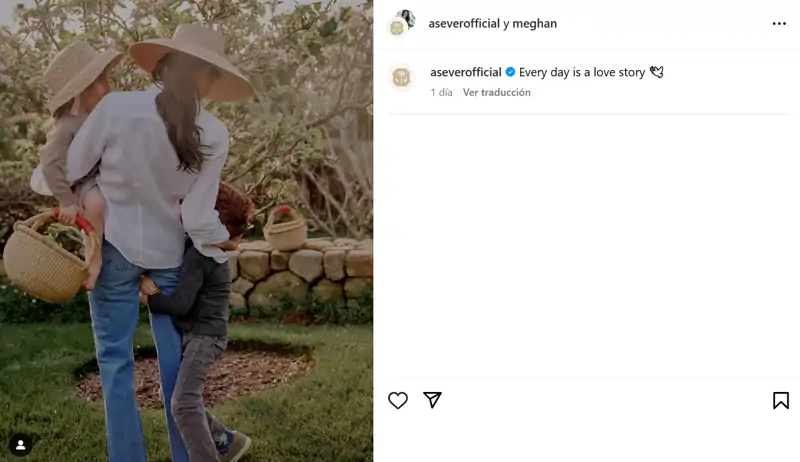 La polémica publicación de 'Meghan' anunciando su nueva marca en Instagram