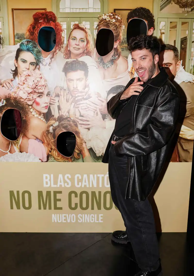 Blas Cantó durante la presentación de su nuevo sencillo