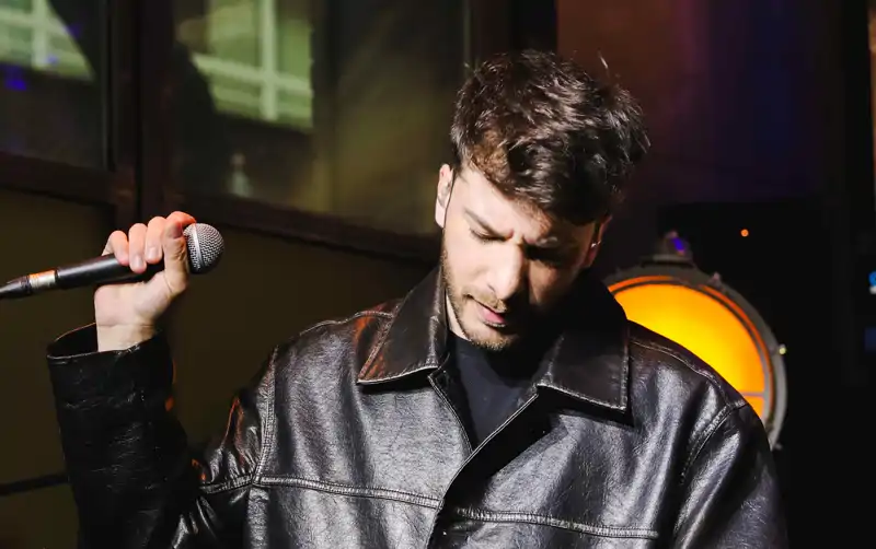 Blas Cantó durante su concierto