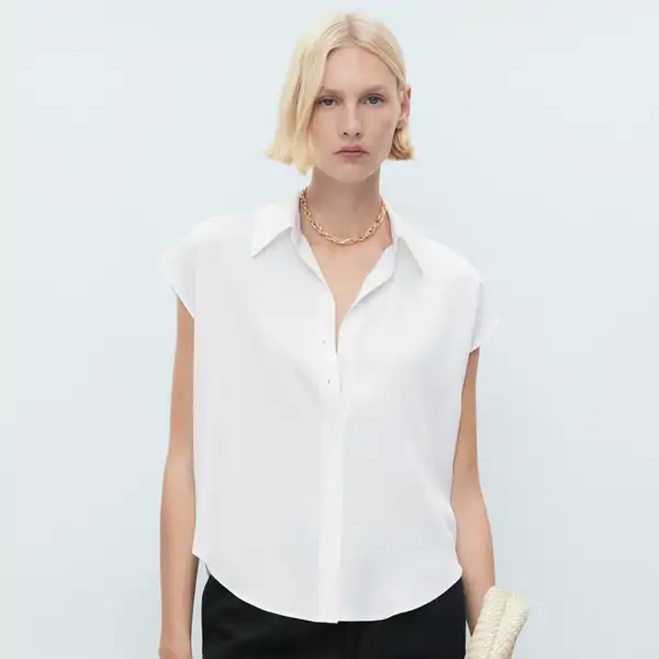 Camisa de lyocell