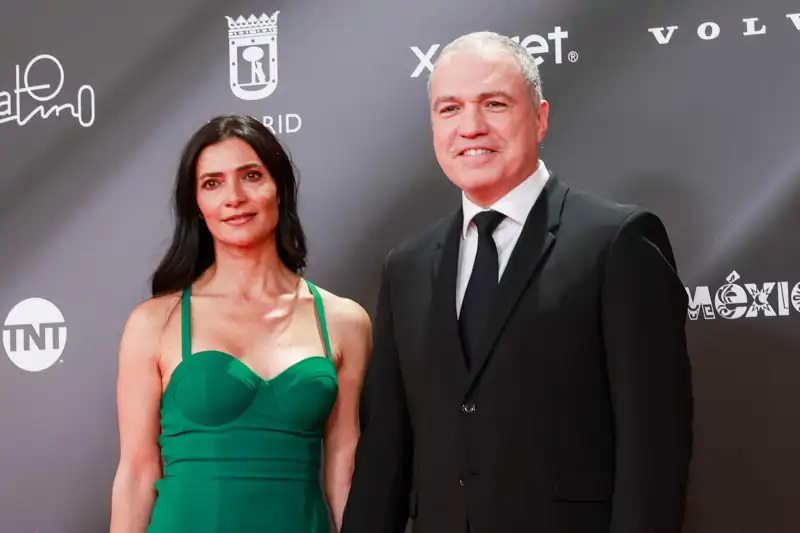 Ana María Orozco y su pareja, Salvador del Solar