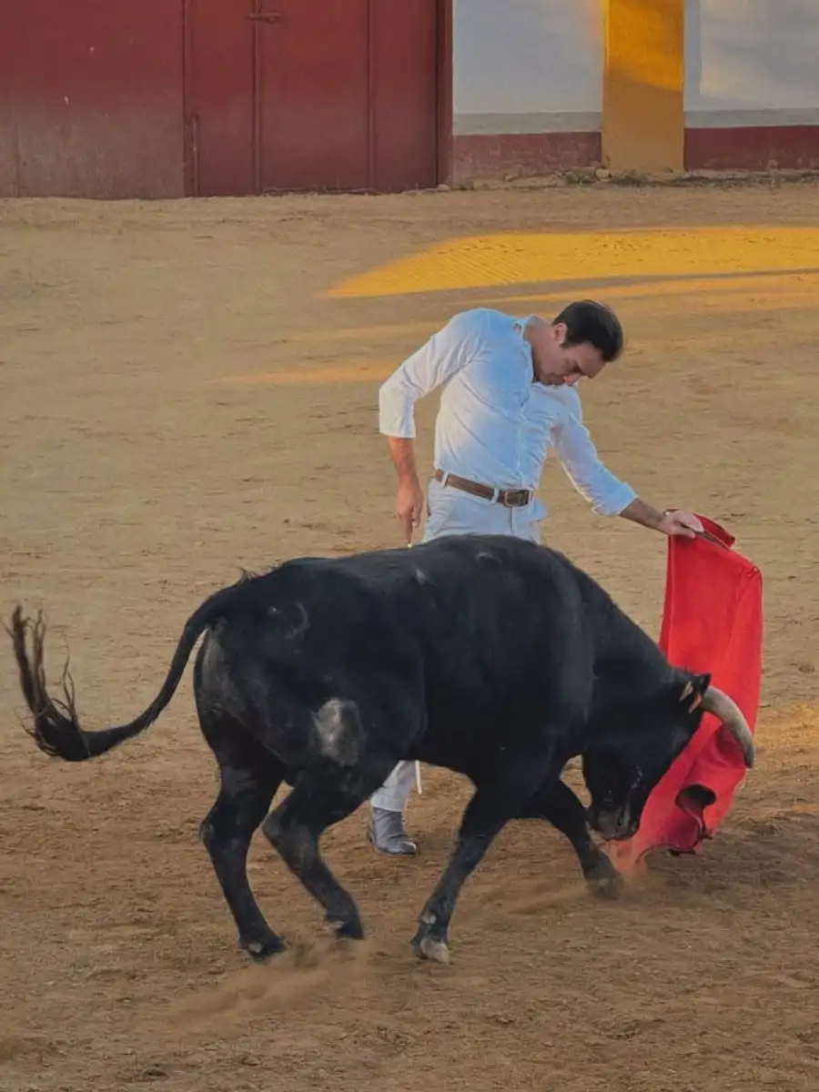 Enrique Ponce en plena faena