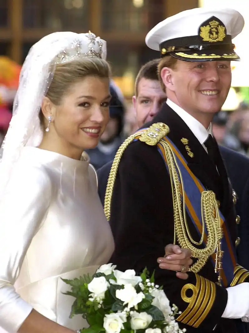 Máxima de Holanda y Guillermo tras contraer matrimonio
