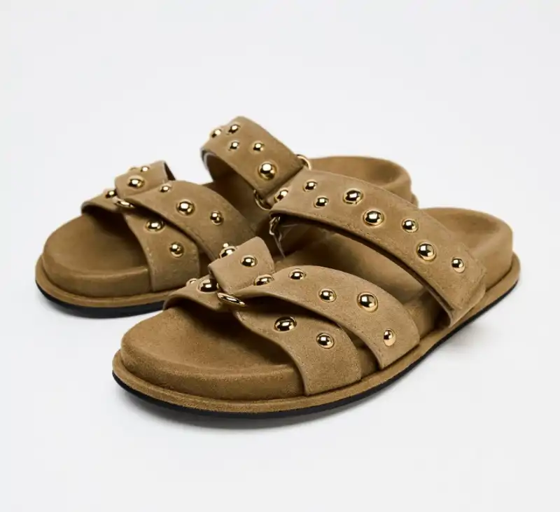 sandalias serraje zara