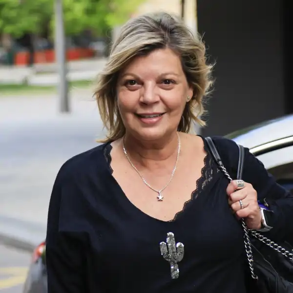 Terelu Campos posa sonriente en Valladolid