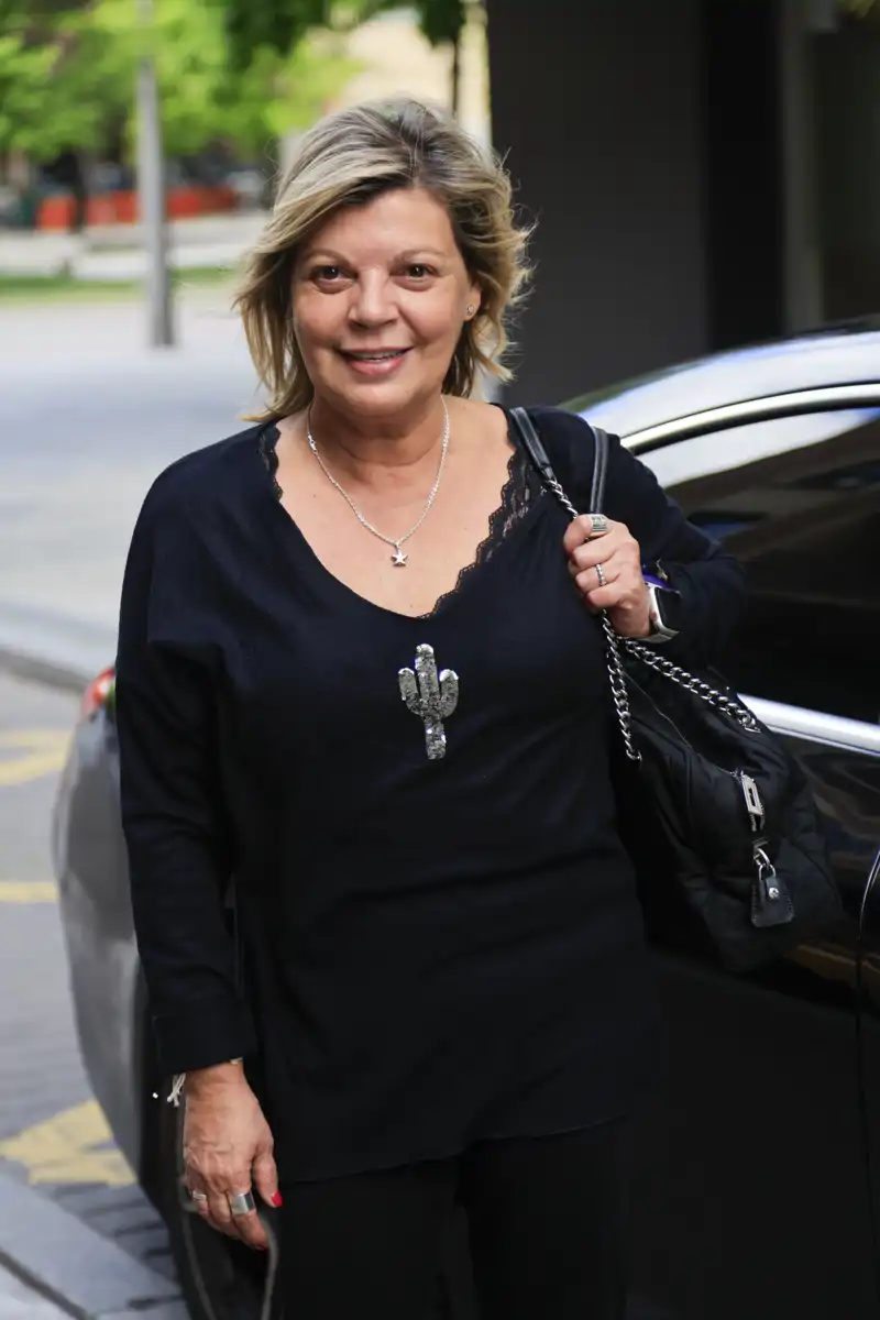 Terelu Campos posa sonriente en Valladolid