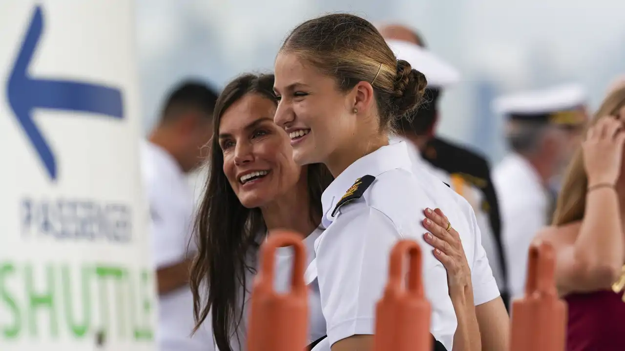 La Reina Letizia junto a la Princesa Leonor en Panamá