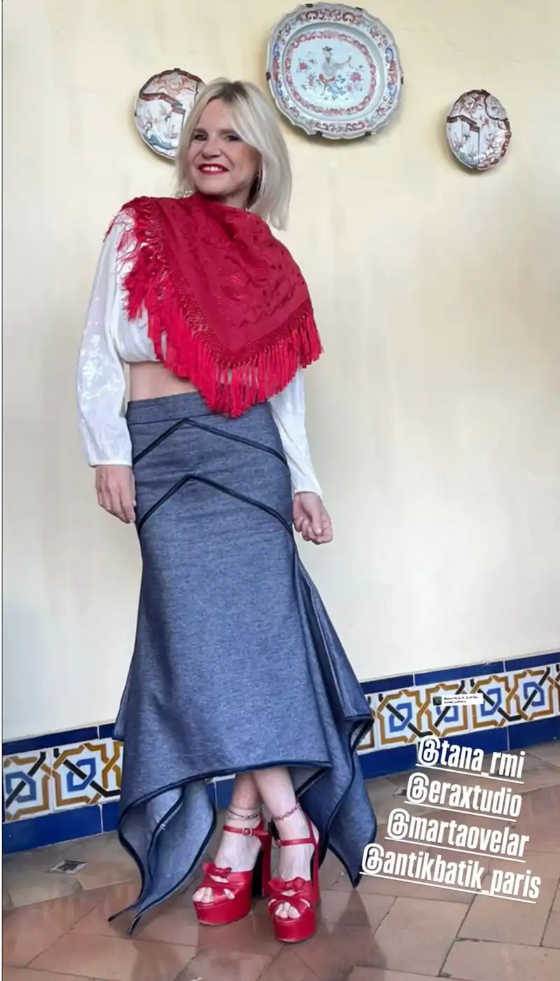 El look de Eugenia Martínez de Irujo para asistir a la noche de 'El Pescaíto'