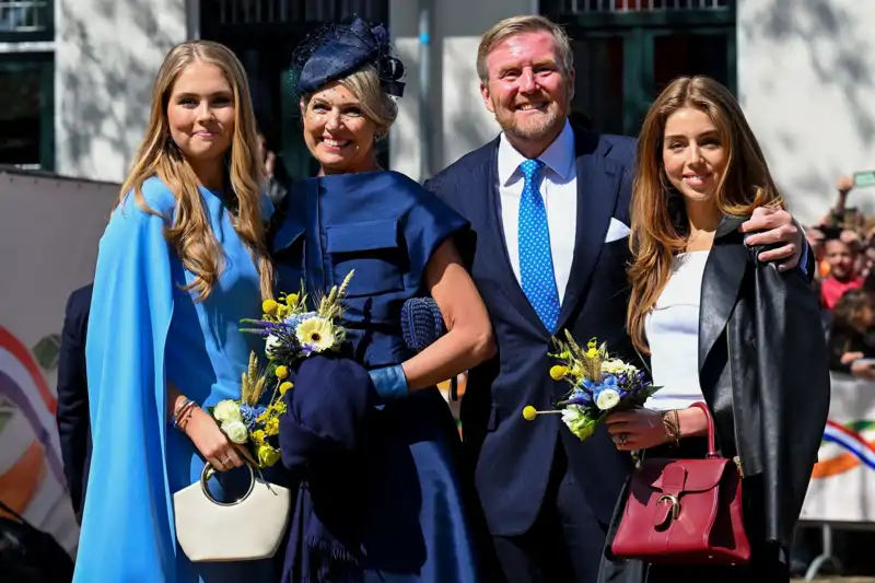 La Familia Real de Holanda, en el Día del Rey.