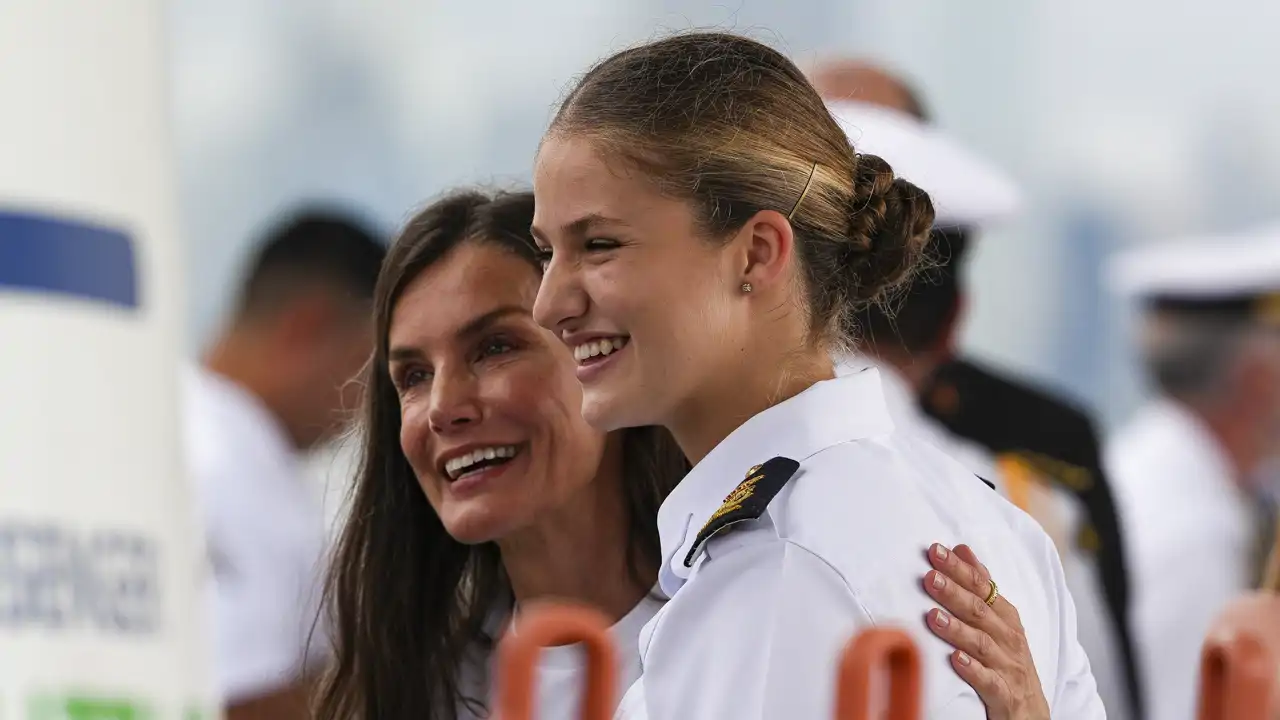 La Reina Letizia junto a la Princesa Leonor en Panamá
