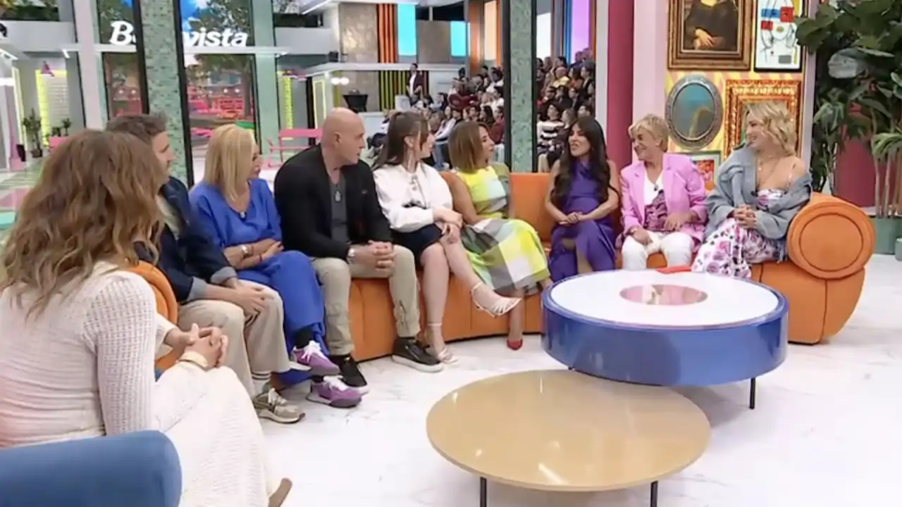 El plató de 'La familia de la tele'