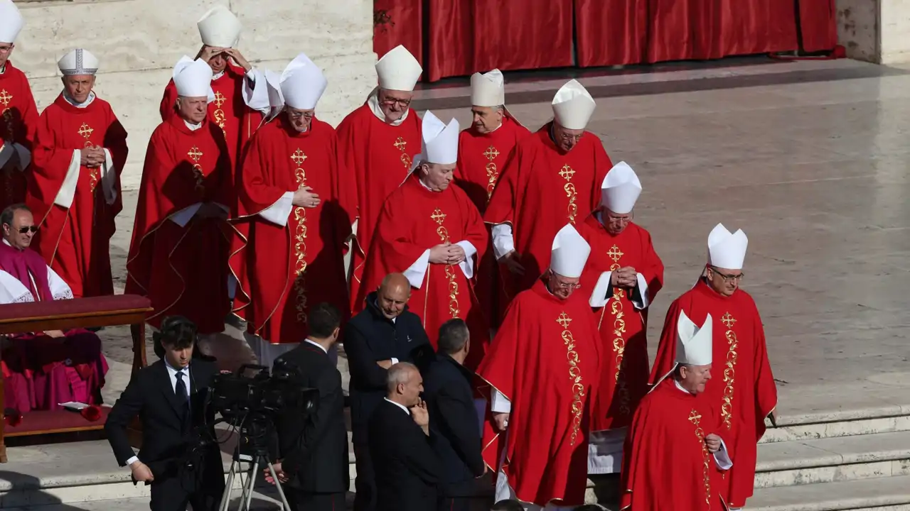 En el funeral del Papa Francisco