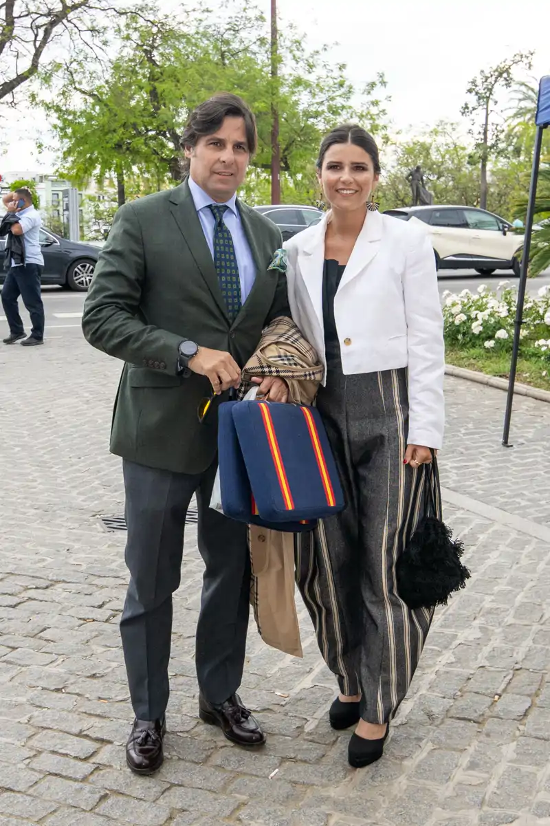 Fran Rivera y Tana Rivera, en los toros de Sevilla. 