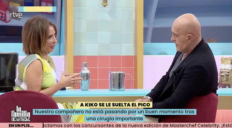 Kiko Matamoros hablando con María Patiño