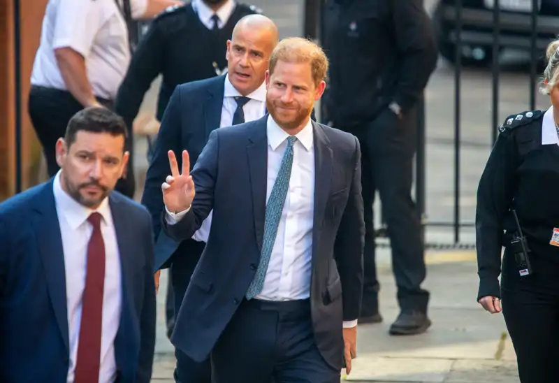 El Príncipe Harry en Londres