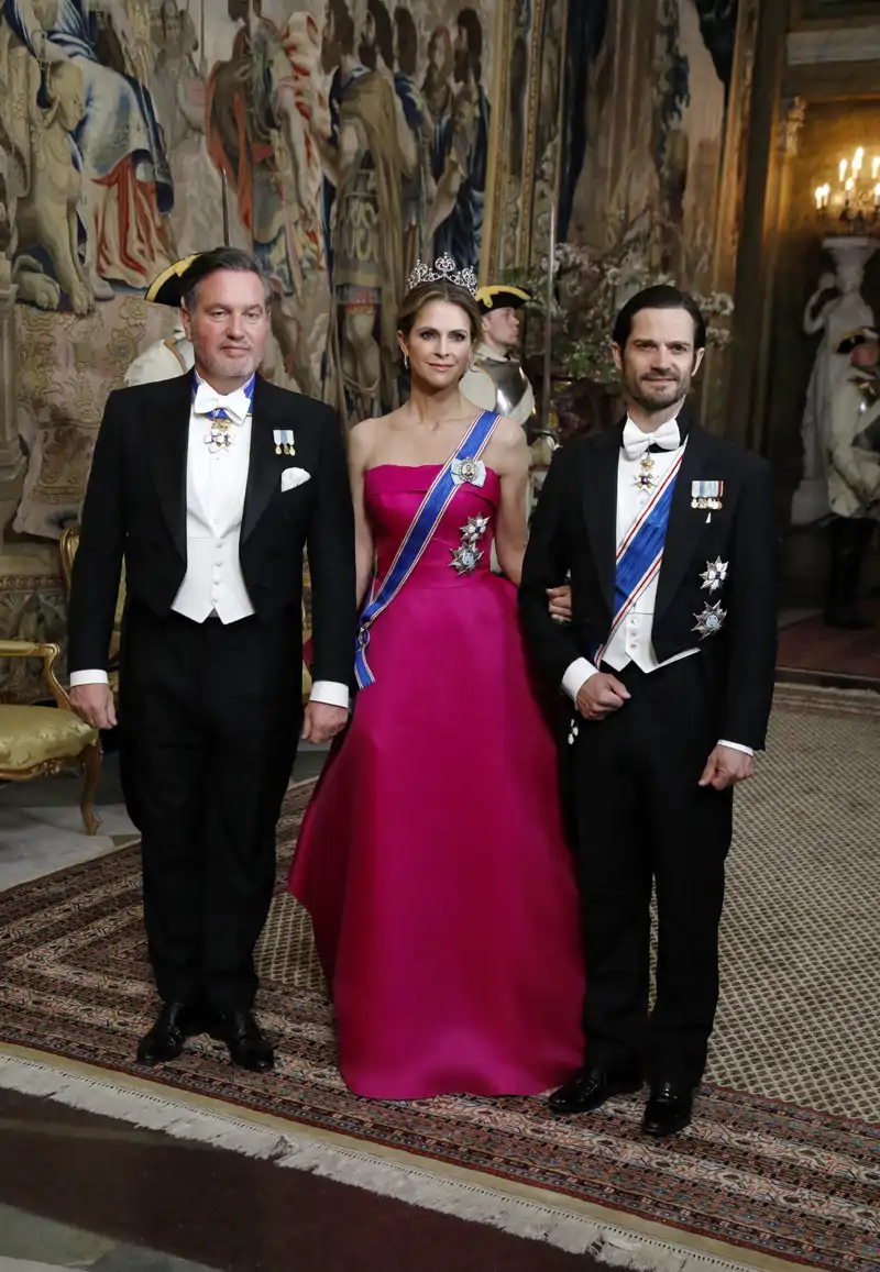 Magdalena de Suecia asiste a una cena de gala