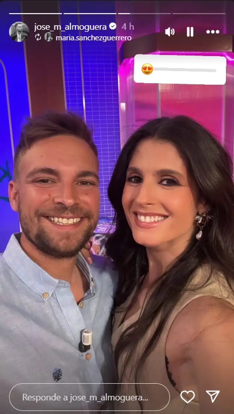 José María Almoguera celebra su nuevo hito en la televisión junto a María 'la jerezana': "Con mi amor"
