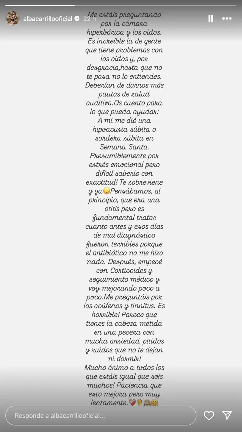 Storie de Alba Carrillo