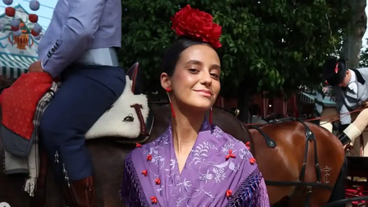Victoria de Marichalar durante la Feria de Abril 2025