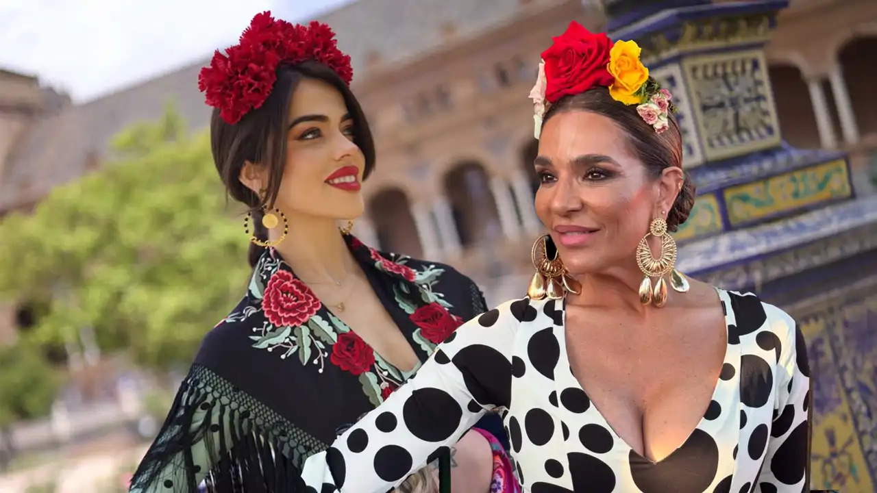 De la manicura clásica de Raquel Bollo a las 'clean nails' de Violeta Mangriñán: los diseños de uñas más impactantes de la Feria de Abril 2025