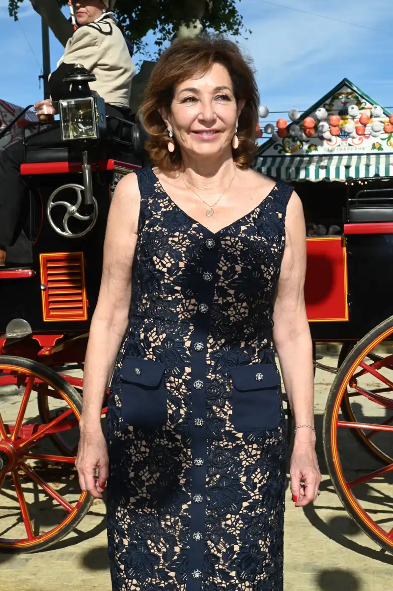 Ana Rosa Quintana en la Feria de Abril