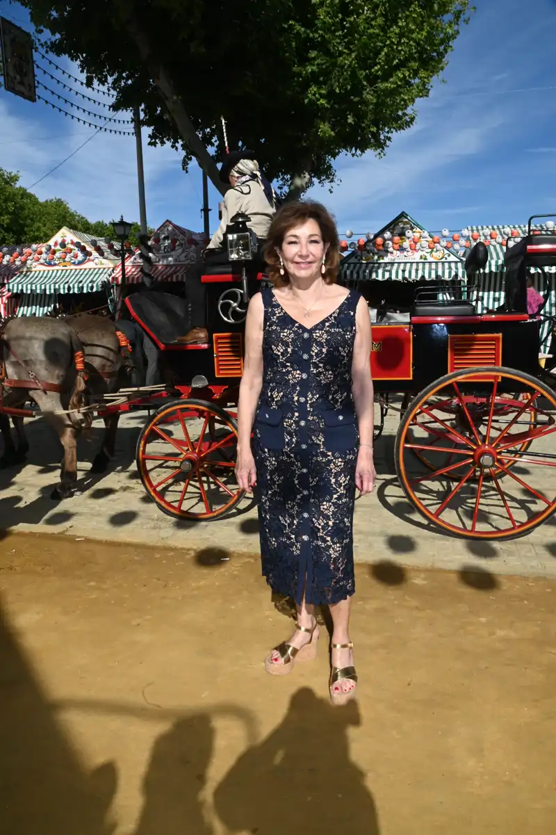 Ana Rosa Quintana en la Feria de Abril