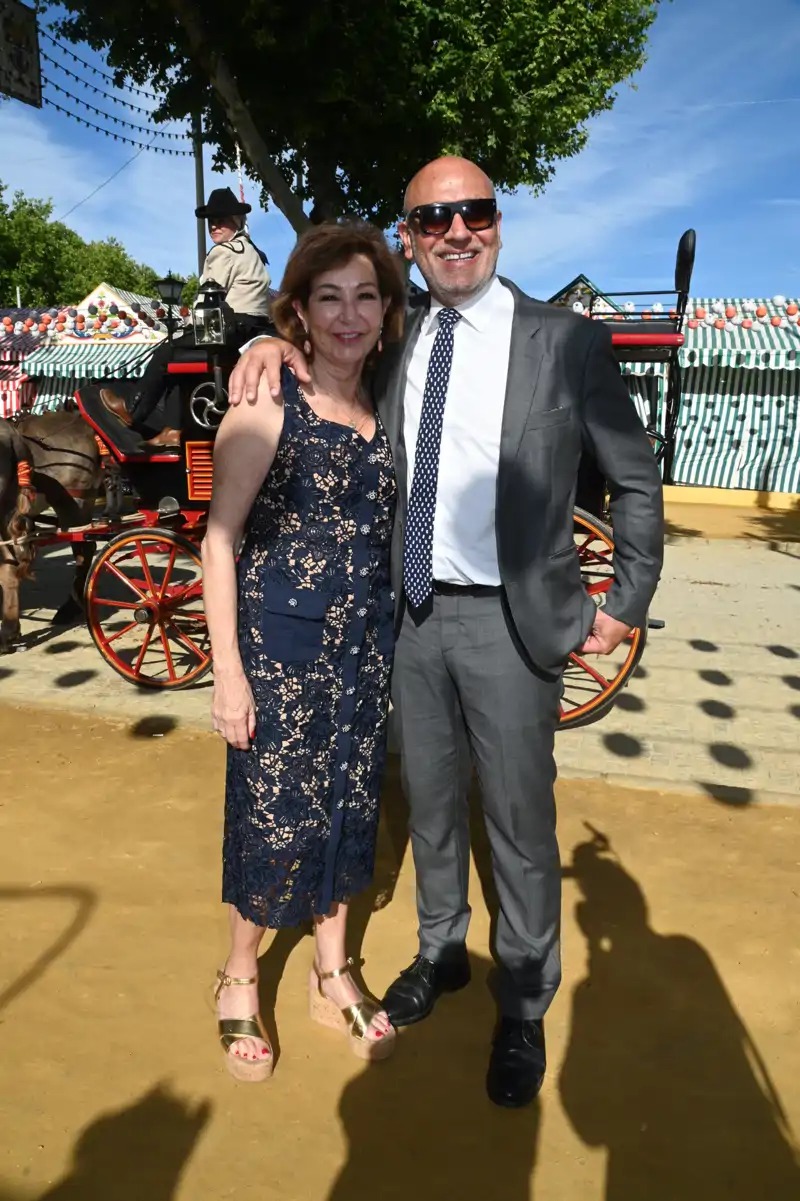 Ana Rosa Quintana en la Feria de Abril