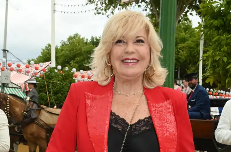 Bárbara Rey durante la Feria de Abril 2025