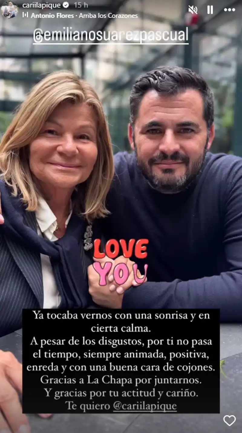 Cari Lapique y Emiliano Suárez