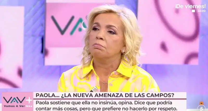 Carmen Borrego en 'Vamos a ver'