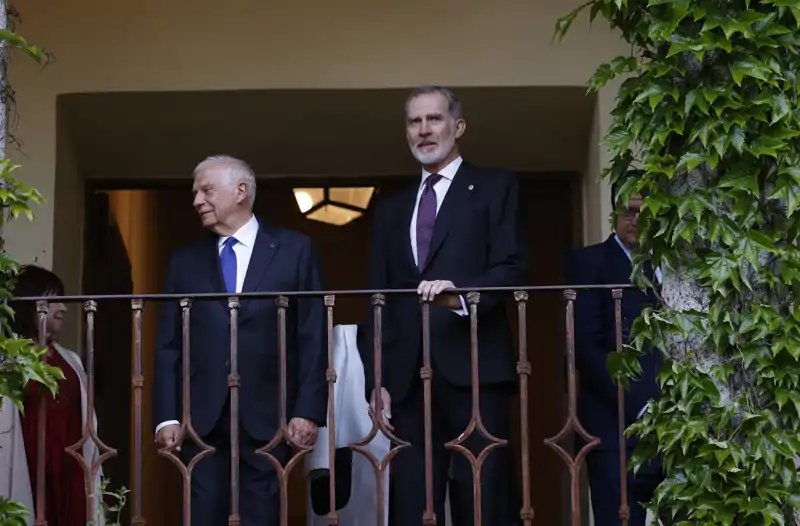El Rey Felipe durante su visita a Extremadura