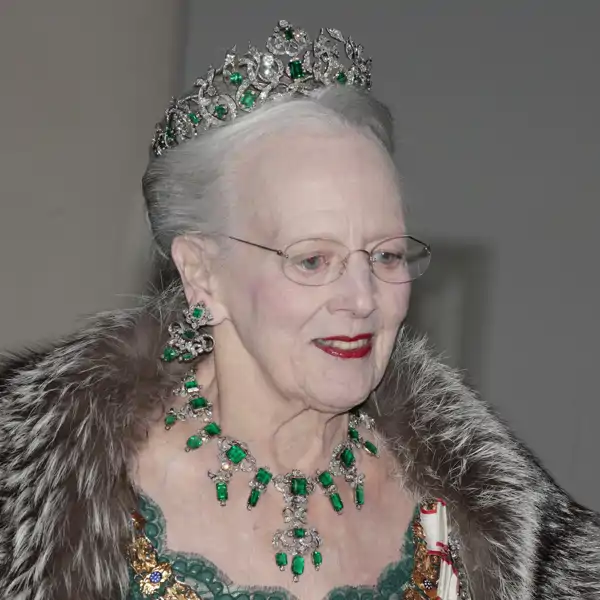 La Reina Margarita en un acto