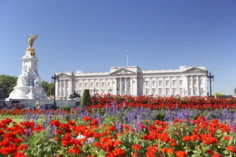 Parterres de flores en Buckingham